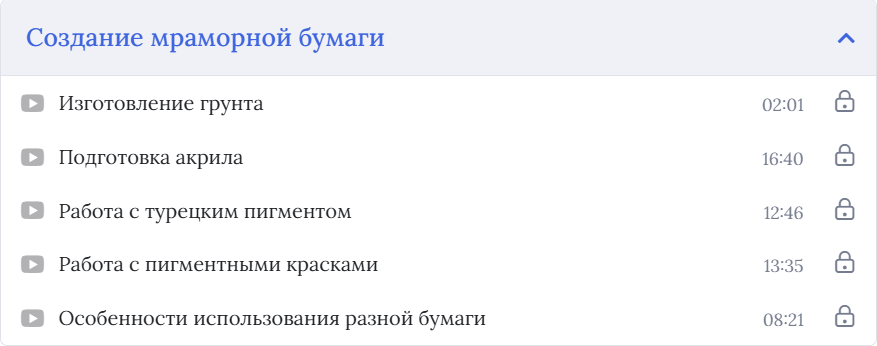 Уроки модуля «Создание мраморной бумаги»